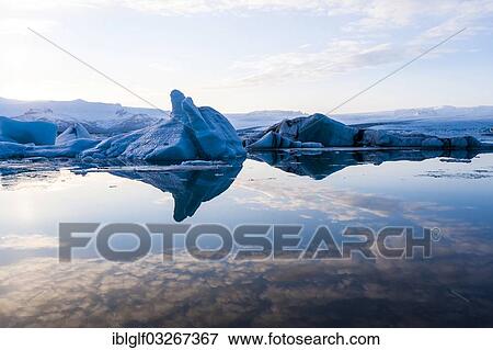 "Icebergs in Joekulsarlon Glacier Lake, fjord, Vatnajoekull, Austurland, Iceland, Europe" View Large Photo Image Stock Photo - "Icebergs in Joekulsarlon Glacier Lake, fjord, Vatnajoekull, Austurland, Iceland, Europe". Fotosearch