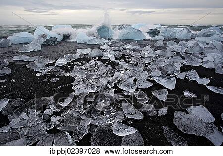 "Icebergs near Joekulsarlon, South Iceland, Iceland, Europe" View Large Photo Image Stock Photo - "Icebergs near Joekulsarlon, South Iceland, Iceland, Europe". Fotosearch