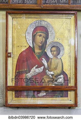 "Icon of Mary and Jesus, Basilica of the Nativity, Bethlehem, Palestine" View Large Photo Image Stock Image - "Icon of Mary and Jesus, Basilica of the Nativity, Bethlehem, Palestine". Fotosearch