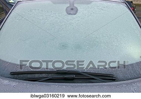 Icy windscreen View Large Photo Image Stock Photo - Icy windscreen. Fotosearch