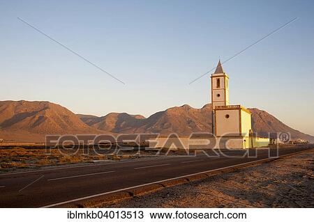 "Iglesia de Las Salinas church in the salinas, La Almadraba de Monteleva, Cabo de Gata-Nijar Natural Park, Almeria province, Spain, Europe" View Large Photo Image Stock Image - "Iglesia de Las Salinas church in the salinas, La Almadraba de Monteleva, Cabo de Gata-Nijar Natural Park, Almeria province, Spain, Europe". Fotosearch