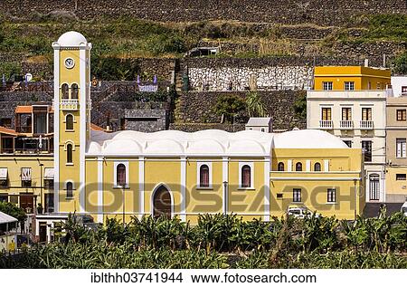 "Iglesia dedicada a La Encarnacion church, Hermigua, La Gomera, Canary Islands, Spain, Europe" View Large Photo Image Picture - "Iglesia dedicada a La Encarnacion church, Hermigua, La Gomera, Canary Islands, Spain, Europe". Fotosearch