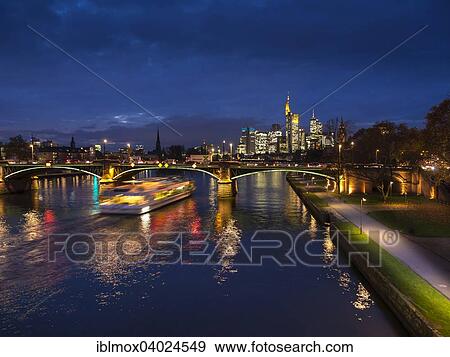 "Ignatz Bubis bridge, behind the skyline, with Commerzbank, TaunusTurm, German bank, Opernturm, Frankfurt Cathedral, Hessian Landesbank Helaba and City Group, Frankfurt am Main, Hesse, Germany, Europe" View Large Photo Image Stock Photo - "Ignatz Bubis bridge, behind the skyline, with Commerzbank, TaunusTurm, German bank, Opernturm, Frankfurt Cathedral, Hessian Landesbank Helaba and City Group, Frankfurt am Main, Hesse, Germany, Europe". Fotosearch