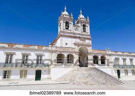 Stock Photo - "Igreja de Nossa Senhora da Nazare, Church of Nossa Senhora da Nazare, Largo Nossa Senhora da Nazare, Sitio village, Nazare, Oeste, Leiria District, Portugal, Europe". Fotosearch