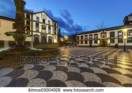 "Igreja Sao Joao church and the Camara Municipal or city hall of Funchal, Praco do Municipio, Santa Luzia, Funchal, Madeira, Portugal, Europe" View Large Photo Image Stock Photo - "Igreja Sao Joao church and the Camara Municipal or city hall of Funchal, Praco do Municipio, Santa Luzia, Funchal, Madeira, Portugal, Europe". Fotosearch