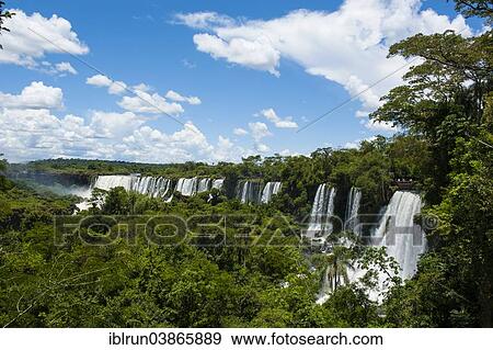 Stock Photo - "Iguazu Falls, Iguazu National Park, UNESCO World Heritage Site, Argentina, South America". Fotosearch