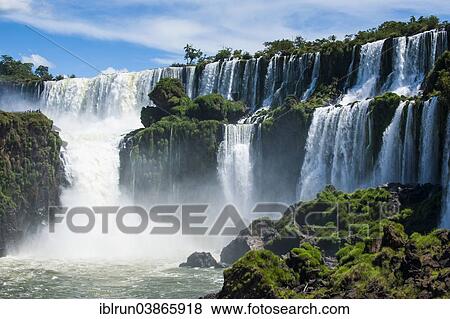 Stock Photo - "Iguazu Falls, Iguazu National Park, UNESCO World Heritage Site, Argentina, South America". Fotosearch