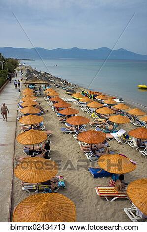 "Ilica Mevkii Long Beach, Sogucak, tourists, Kusadasi, Turkish Riviera, Izmir Province, Turkey, Asia" View Large Photo Image Stock Image - "Ilica Mevkii Long Beach, Sogucak, tourists, Kusadasi, Turkish Riviera, Izmir Province, Turkey, Asia". Fotosearch