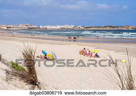 "Illustration of Praia da Cova de Alfarroba beach, Peniche, Estremadura and Ribatejo, Portugal, Europe" View Large Photo Image Stock Photo - "Illustration of Praia da Cova de Alfarroba beach, Peniche, Estremadura and Ribatejo, Portugal, Europe". Fotosearch