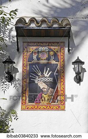 "Image of Jesus with the crown of thorns, Divino Salvador Church, Vejer de la Frontera, Cadiz Province, Costa de la Luz, Andalusia, Spain, Europe" View Large Photo Image Stock Image - "Image of Jesus with the crown of thorns, Divino Salvador Church, Vejer de la Frontera, Cadiz Province, Costa de la Luz, Andalusia, Spain, Europe". Fotosearch