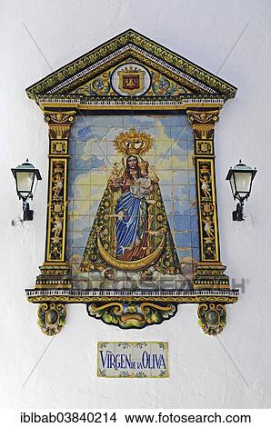"Image of the Virgin Mary, Virgen de la Oliva, Divino Salvador Church, Vejer de la Frontera, Cadiz Province, Costa de la Luz, Andalusia, Spain, Europe" View Large Photo Image Picture - "Image of the Virgin Mary, Virgen de la Oliva, Divino Salvador Church, Vejer de la Frontera, Cadiz Province, Costa de la Luz, Andalusia, Spain, Europe". Fotosearch