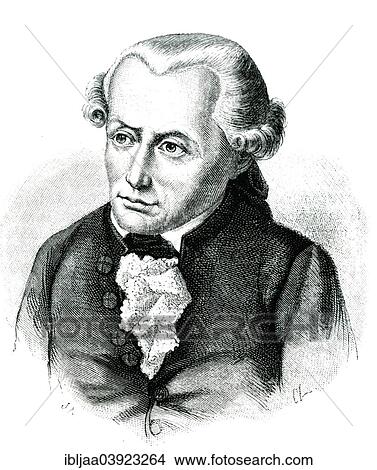 Immanuel Kant ドイツ語 哲学者 歴史的 イラスト 1859 ピクチャー Ibljaa Fotosearch