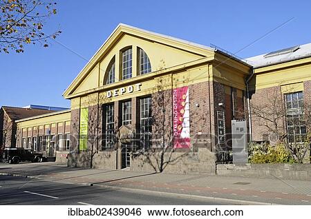 "Immermannstrasse Depot, former tram depot, now theatre, cultural centre, arts centre, historic building, Route of Industrial Heritage, Dortmund, Ruhr Area, North Rhine-Westphalia, Germany, Europe, PublicGround, Europe" View Large Photo Image Stock Photograph - "Immermannstrasse Depot, former tram depot, now theatre, cultural centre, arts centre, historic building, Route of Industrial Heritage, Dortmund, Ruhr Area, North Rhine-Westphalia, Germany, Europe, PublicGround, Europe". Fotosearch