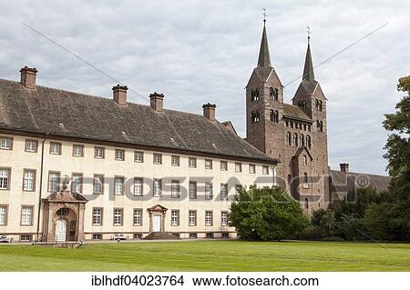 "Imperial Abbey of Corvey, UNESCO World Heritage Site, Hoxter, North Rhine-Westphalia, Germany, Europe" View Large Photo Image Picture - "Imperial Abbey of Corvey, UNESCO World Heritage Site, Hoxter, North Rhine-Westphalia, Germany, Europe". Fotosearch
