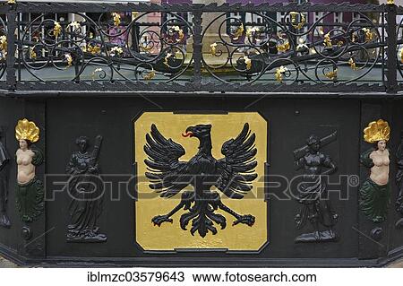 "Imperial eagle on Roehrenbrunnen fountain of 1727, Feuchtwangen, Middle Franconia, Bavaria, Germany, Europe" View Large Photo Image Stock Image - "Imperial eagle on Roehrenbrunnen fountain of 1727, Feuchtwangen, Middle Franconia, Bavaria, Germany, Europe". Fotosearch
