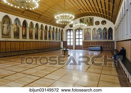 "Imperial Hall in Frankfurt's Roemer with the gallery of all the kings and emperors of the Holy Roman Empire of the German Nation, Frankfurt am Main, Hesse, Germany, Europe" View Large Photo Image Stock Image - "Imperial Hall in Frankfurt's Roemer with the gallery of all the kings and emperors of the Holy Roman Empire of the German Nation, Frankfurt am Main, Hesse, Germany, Europe". Fotosearch