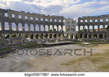 "In the amphitheater, Pula, Istria, Croatia, Europe" View Large Photo Image Stock Photo - "In the amphitheater, Pula, Istria, Croatia, Europe". Fotosearch