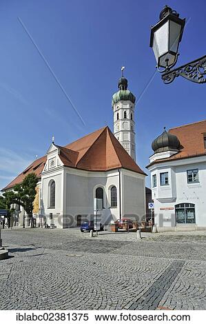 "In the Parish Church of St. Jakob, Dachau, Bavaria, Germany, Europe" View Large Photo Image Stock Photography - "In the Parish Church of St. Jakob, Dachau, Bavaria, Germany, Europe". Fotosearch