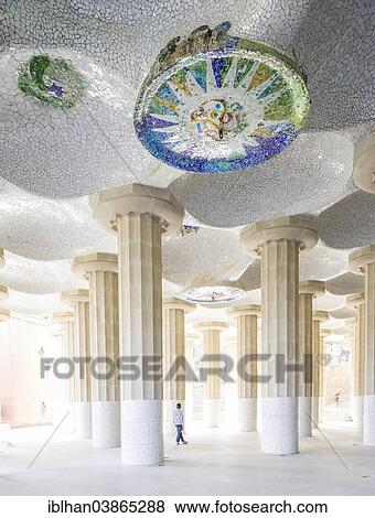 "In the Park Guell, by Antoni Gaudi, La Salut, Barcelona, ​​Region of Catalonia, Spain, Europe" View Large Photo Image Stock Photo - "In the Park Guell, by Antoni Gaudi, La Salut, Barcelona, ​​Region of Catalonia, Spain, Europe". Fotosearch