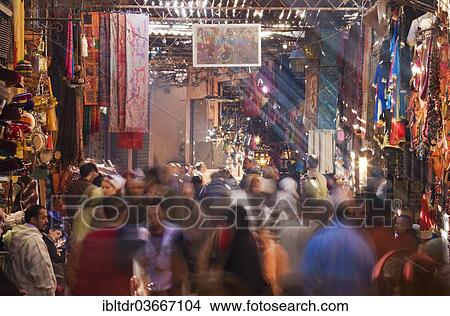"In the souk of Marrakech, Marrakesh, Morocco, Africa" View Large Photo Image Picture - "In the souk of Marrakech, Marrakesh, Morocco, Africa". Fotosearch