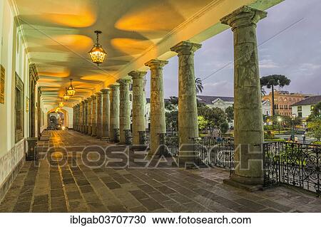 "Independence Square, Plaza de la Independencia, from the Presidential Palace, at dusk, Quito, Pichincha Province, Ecuador, South America" View Large Photo Image Stock Image - "Independence Square, Plaza de la Independencia, from the Presidential Palace, at dusk, Quito, Pichincha Province, Ecuador, South America". Fotosearch