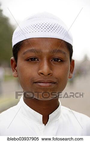 Stock Photography - "Indian pupil, Bijapur, Karnataka, India, Asia". Fotosearch