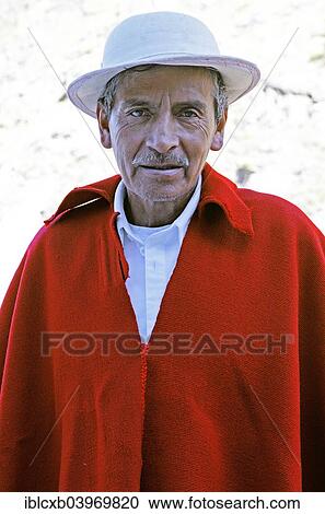 "Indigeno, indigenous man in traditional costume, Chimborazo Province, Ecuador, South America" View Large Photo Image Stock Image - "Indigeno, indigenous man in traditional costume, Chimborazo Province, Ecuador, South America". Fotosearch