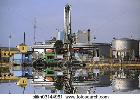 "Industrial site on the Kiel Canal, Brunsbuttel, Schleswig-Holstein, Germany, Europe" View Large Photo Image Stock Image - "Industrial site on the Kiel Canal, Brunsbuttel, Schleswig-Holstein, Germany, Europe". Fotosearch