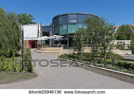 Stock Photograph - "Information and Cultural centre Astrid Lindgren Nas, Vimmerby, Smaland, Sweden, Europe". Fotosearch