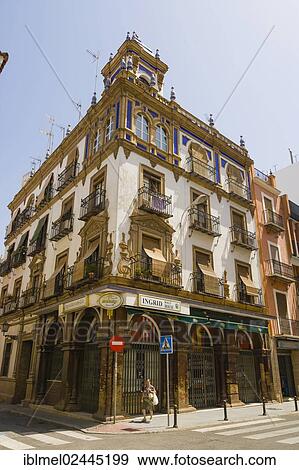 "Ingrid Malt House, Calle Pastor y Landero, El Arenal, Seville, Sevilla, Andalusia, Spain, Europe" View Large Photo Image Stock Photo - "Ingrid Malt House, Calle Pastor y Landero, El Arenal, Seville, Sevilla, Andalusia, Spain, Europe". Fotosearch