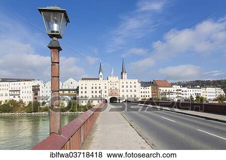"Innbruecke bridge with the town gate, Wasserburg a. Inn, Upper Bavaria, Bavaria, Germany, Europe" View Large Photo Image Stock Photo - "Innbruecke bridge with the town gate, Wasserburg a. Inn, Upper Bavaria, Bavaria, Germany, Europe". Fotosearch