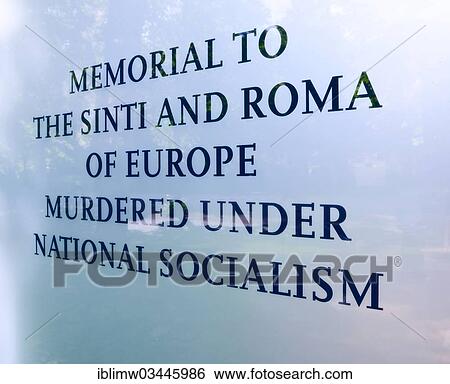 "Inscription on the memorial to the Sinti and Roma of Europe murdered under National Socialism, by Dani Karavan, Berlin, Berlin, Germany, Europe" View Large Photo Image Stock Photograph - "Inscription on the memorial to the Sinti and Roma of Europe murdered under National Socialism, by Dani Karavan, Berlin, Berlin, Germany, Europe". Fotosearch
