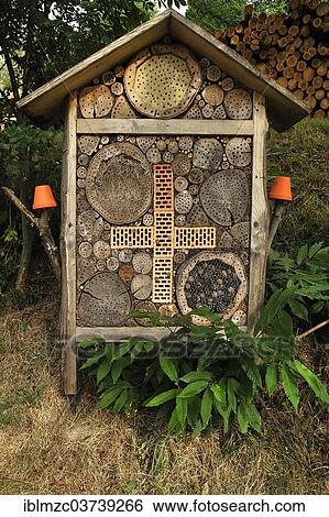 Stock Photograph - "Insect hotel, Ottenhofen im Schwarzwald, Black Forest, Baden-Wurttemberg, Germany, Europe". Fotosearch