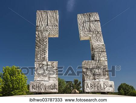 "Installation """"Open Cross - a border overcome"""", 2010, artist Gernot Ehrsam, Skulpturenpark Deutsche Einheit sculpture park of German Unity, Henneberg, Thuringia, Germany, Europe" View Large Photo Image Stock Image - "Installation """"Open Cross - a border overcome"""", 2010, artist Gernot Ehrsam, Skulpturenpark Deutsche Einheit sculpture park of German Unity, Henneberg, Thuringia, Germany, Europe". Fotosearch