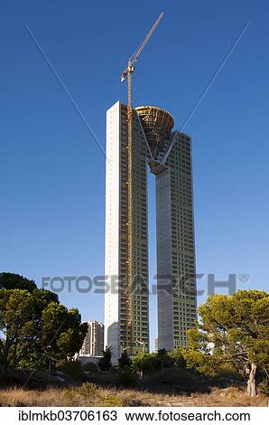 "InTempo skyscraper, Edificio Intempo Benidorm, Benidorm, Province of Alicante, Spain, Europe" View Large Photo Image Stock Image - "InTempo skyscraper, Edificio Intempo Benidorm, Benidorm, Province of Alicante, Spain, Europe". Fotosearch