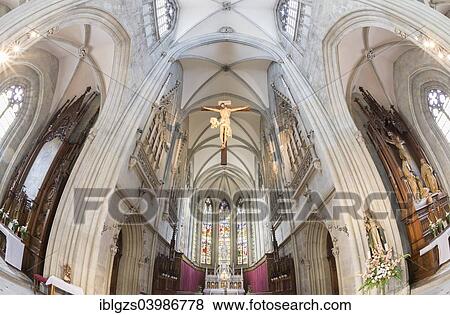 Stock Photo - "Interior, Abbey Church, Admont Abbey, Admont, Styria, Austria, Europe". Fotosearch