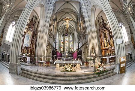 Stock Photo - "Interior, Abbey Church, Admont Abbey, Admont, Styria, Austria, Europe". Fotosearch