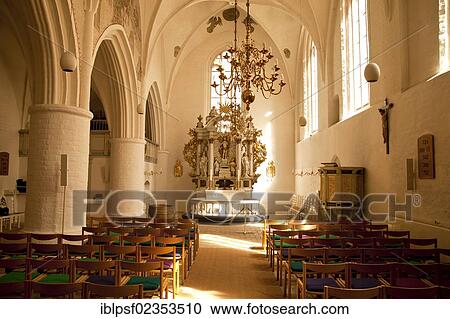 "Interior and altar of Holy Spirit Church or Helligandskirken, main church of the Danish Church in Flensburg, Schleswig-Holstein, Germany, Europe" View Large Photo Image Stock Image - "Interior and altar of Holy Spirit Church or Helligandskirken, main church of the Danish Church in Flensburg, Schleswig-Holstein, Germany, Europe". Fotosearch