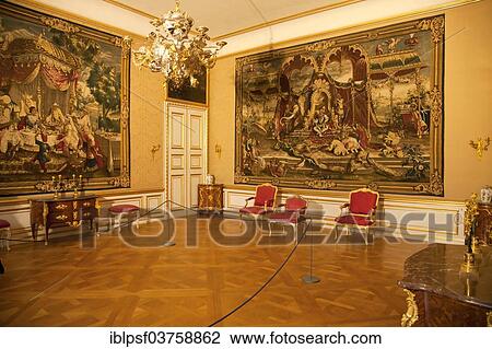Stock Image - "Interior at the Munich Residence, Munich, Upper Bavaria, Bavaria, Germany, Europe". Fotosearch