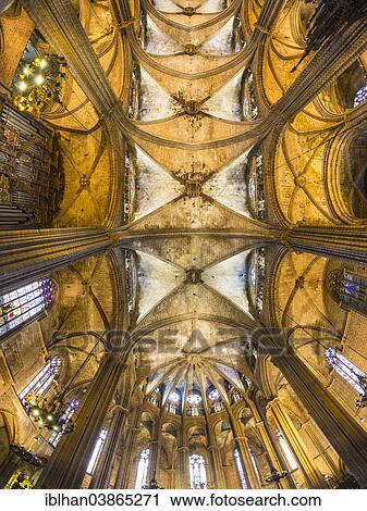 "Interior, Barcelona Cathedral, El Barri Gotic, Barcelona, ​​Catalonia region, Spain, Europe" View Large Photo Image Stock Image - "Interior, Barcelona Cathedral, El Barri Gotic, Barcelona, ​​Catalonia region, Spain, Europe". Fotosearch