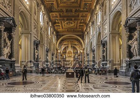 "Interior, central nave, Papal Basilica di San Giovanni in Laterano, a stage of Martin Luther's stay in Rome in 1510, Rome, Lazio, Italy, Europe" View Large Photo Image Stock Image - "Interior, central nave, Papal Basilica di San Giovanni in Laterano, a stage of Martin Luther's stay in Rome in 1510, Rome, Lazio, Italy, Europe". Fotosearch