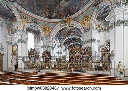 "Interior, chancel of the baroque Catholic Cathedral of St. Gallen, St. Gallen, Canton of St. Gallen, Switzerland, Europe" View Large Photo Image Stock Photo - "Interior, chancel of the baroque Catholic Cathedral of St. Gallen, St. Gallen, Canton of St. Gallen, Switzerland, Europe". Fotosearch