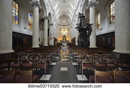 "Interior, Chapelle Notre Dame du Finistere church, Brussels, Brussels Region, Belgium, Europe" View Large Photo Image Stock Image - "Interior, Chapelle Notre Dame du Finistere church, Brussels, Brussels Region, Belgium, Europe". Fotosearch