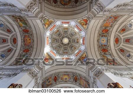"Interior, dome, Salzburg Cathedral, dedicated to Saint Rupert and Saint Vergilius, historic center, Salzburg, Salzburg State, Austria, Europe" View Large Photo Image Stock Photograph - "Interior, dome, Salzburg Cathedral, dedicated to Saint Rupert and Saint Vergilius, historic center, Salzburg, Salzburg State, Austria, Europe". Fotosearch