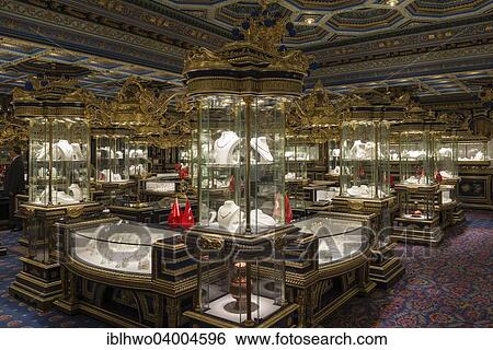 "Interior, exhibition space with display cases, jewelery and gold salon, Antalya, Turkey, Asia" View Large Photo Image Stock Photograph - "Interior, exhibition space with display cases, jewelery and gold salon, Antalya, Turkey, Asia". Fotosearch