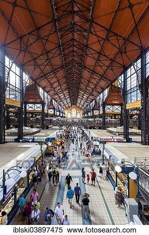 "Interior, Great Market Hall or Central Market Hall, Kozponti Vasarcsarnok, Budapest, Hungary, Europe" View Large Photo Image Stock Photography - "Interior, Great Market Hall or Central Market Hall, Kozponti Vasarcsarnok, Budapest, Hungary, Europe". Fotosearch