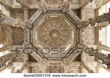 "Interior hall with ornate pillars and ceilings, marble temple, Adinatha Temple, temple of the Jain religion, Ranakpur, Rajasthan, India, Asia" View Large Photo Image Stock Photo - "Interior hall with ornate pillars and ceilings, marble temple, Adinatha Temple, temple of the Jain religion, Ranakpur, Rajasthan, India, Asia". Fotosearch