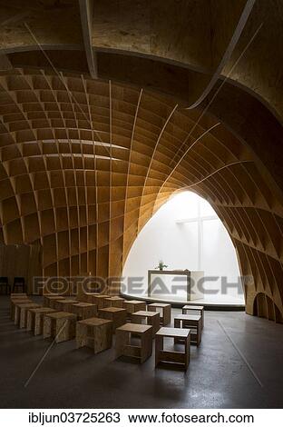 "Interior, Motorway Church Siegerland on the A45 motorway, architects Schneider and Schumacher, Wilnsdorf, North Rhine-Westphalia, Germany, Europe" View Large Photo Image Stock Image - "Interior, Motorway Church Siegerland on the A45 motorway, architects Schneider and Schumacher, Wilnsdorf, North Rhine-Westphalia, Germany, Europe". Fotosearch