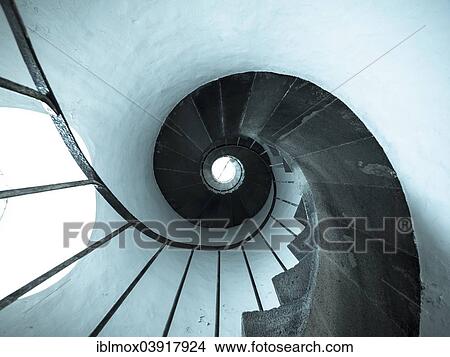 Picture - "Interior, new lighthouse at Faro de Fuencaliente, Los Quemados, La Palma, Canary Islands, Spain, Europe". Fotosearch