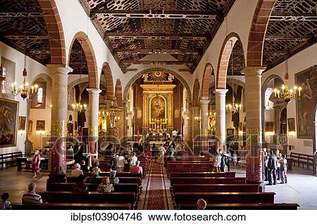 "Interior of Iglesia Matriz de El Salvador church, Santa Cruz de La Palma, La Palma, Canary Islands, Spain, Europe" View Large Photo Image Stock Photograph - "Interior of Iglesia Matriz de El Salvador church, Santa Cruz de La Palma, La Palma, Canary Islands, Spain, Europe". Fotosearch